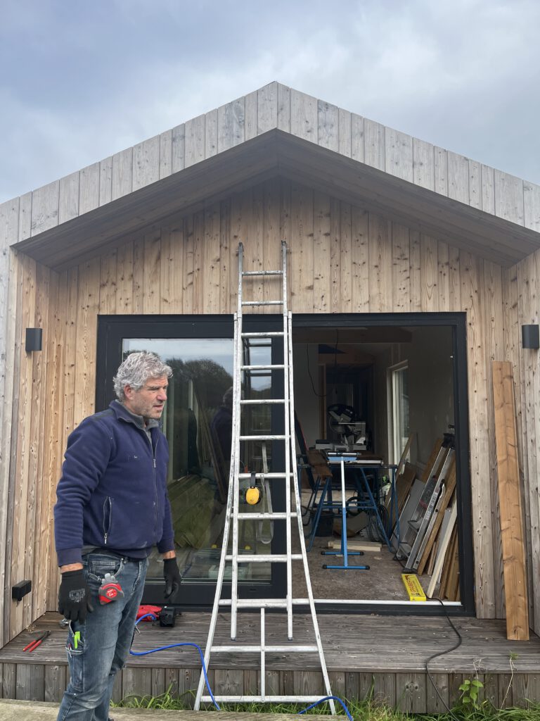 Houtskeletbouw gevelbekleding thermisch gemodificeerd vuren
